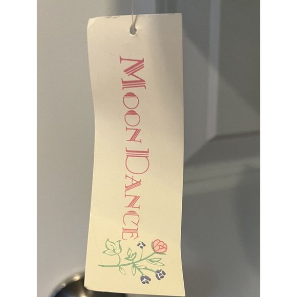 Vintage Moon Dance Robe Mint Green Embroidered Floral Sz Medium Fleece Lined NWT - Picture 8 of 9